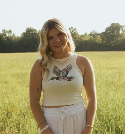 Dazzled duck tank