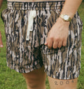 Mens bottomland camo shorts